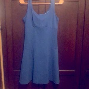 Royal blue above the knee skater dress